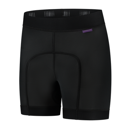 bikeboxer motoronderbroek dames Zwart